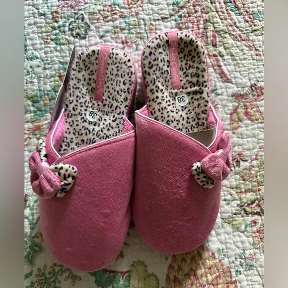 Pink Women's Slippers - Picture 1 of 7